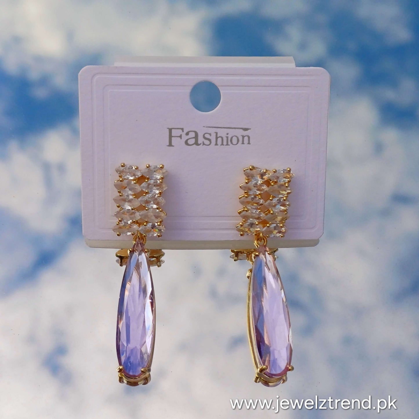 Long Doublet Earrings rectangular top