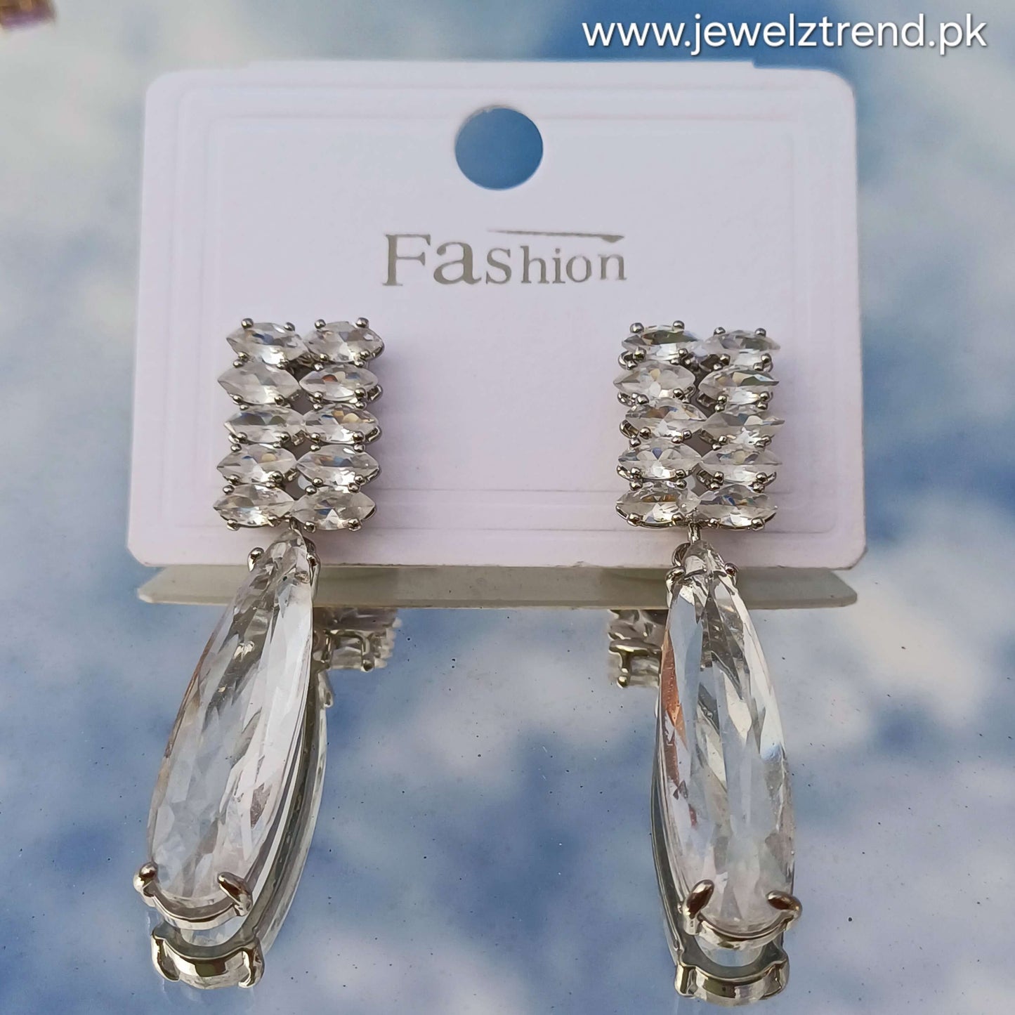 Long Doublet Earrings rectangular top