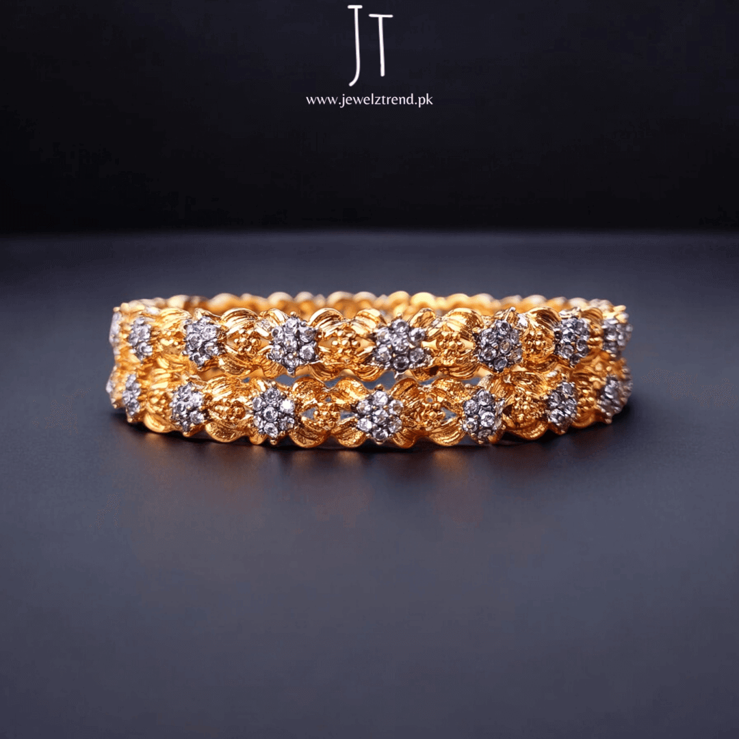 Celestial Charm: Oxidized Shiny Star Bangles
