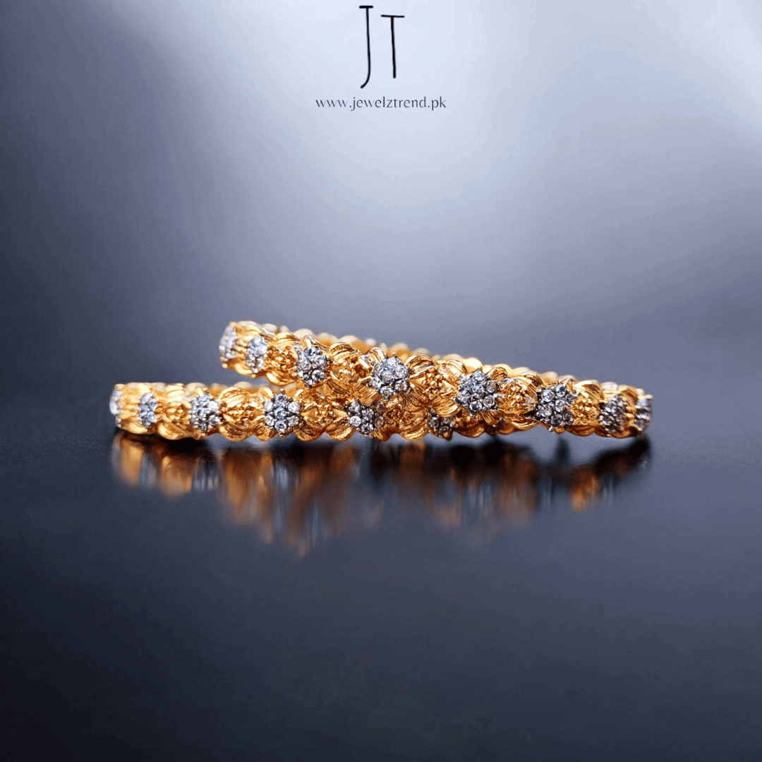 Celestial Charm: Oxidized Shiny Star Bangles