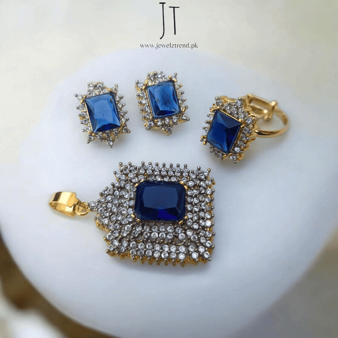 Luminous Grace Zirconia Locket Set