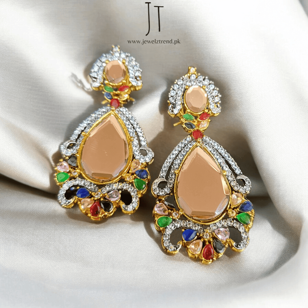 Gleaming Stone Earrings
