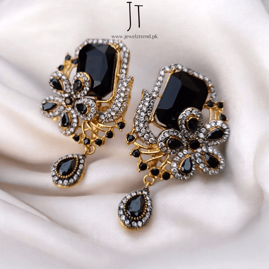 Floral Gem Majesty: Designer Jewelry