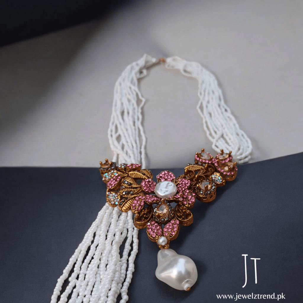 Signature Turkish Long Mala Set (Pink)