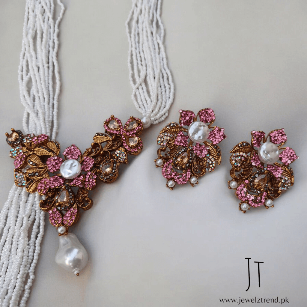 Signature Turkish Long Mala Set (Pink)