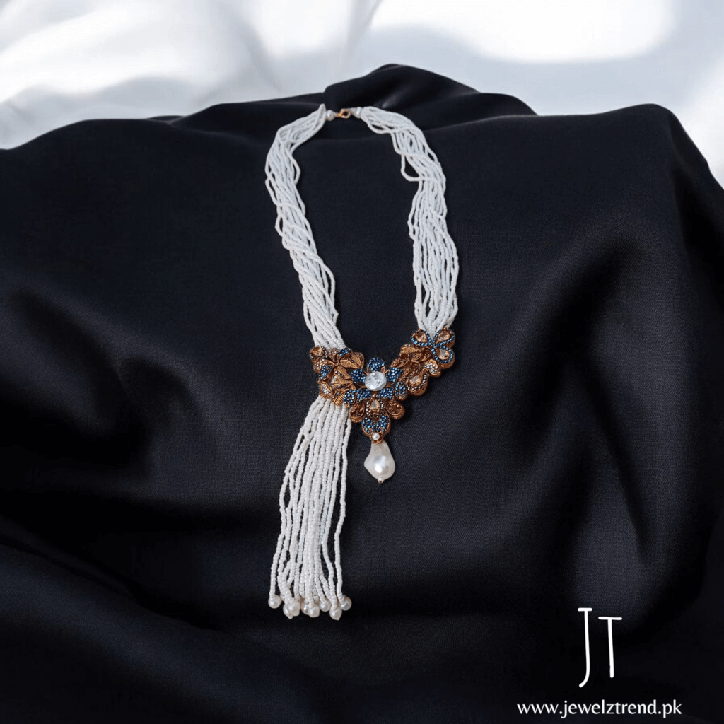 Signature Turkish Long Mala Set (Blue)