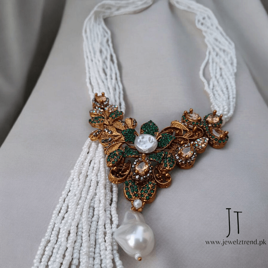 Signature Turkish Long Mala Set (Green)