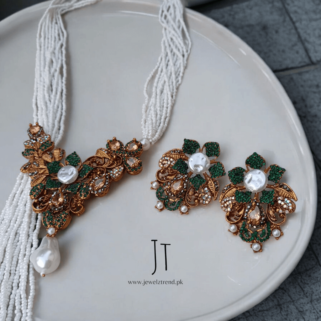 Signature Turkish Long Mala Set (Green)