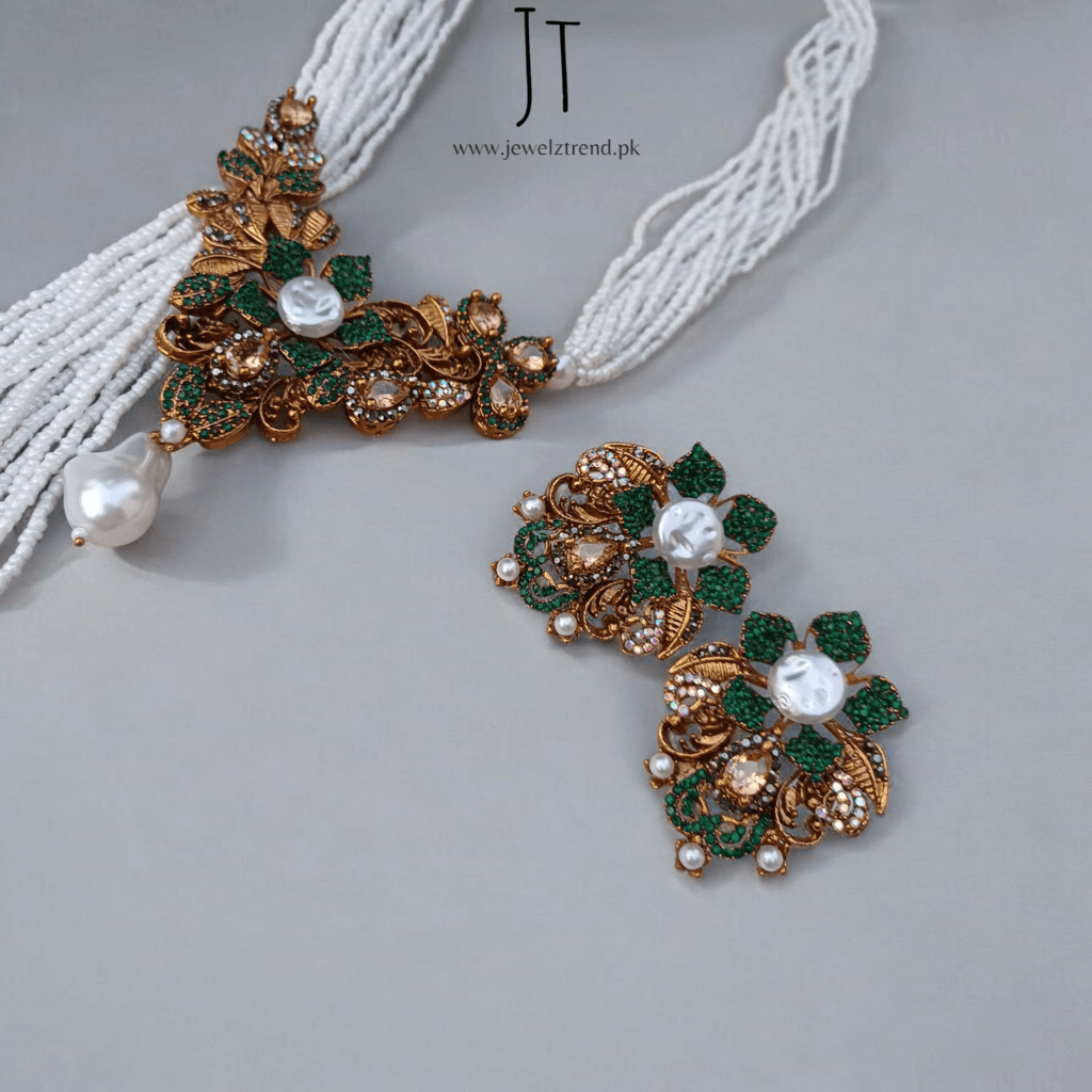 Signature Turkish Long Mala Set (Green)