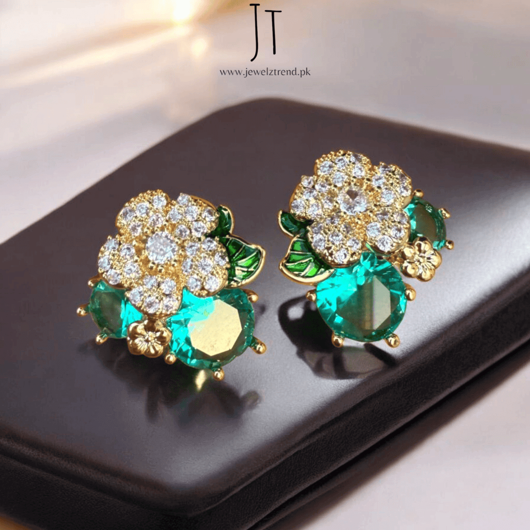 Delicate Bloom: 925 Silver Floral Tops