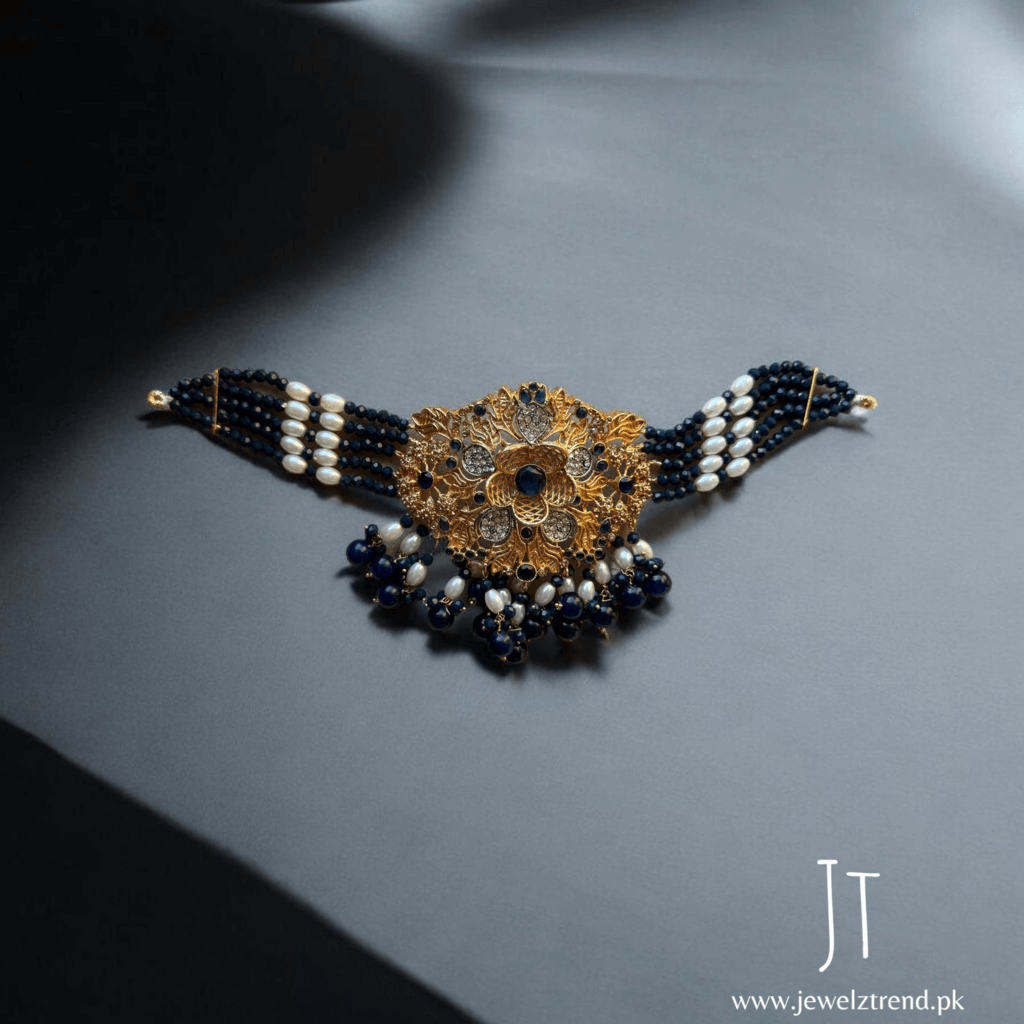 Petal Noor: Choker Set (Sapphire)