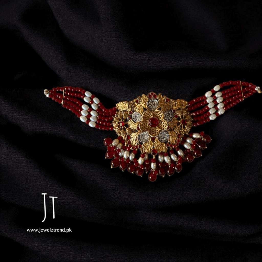 Petal Noor: Choker Set (Red)