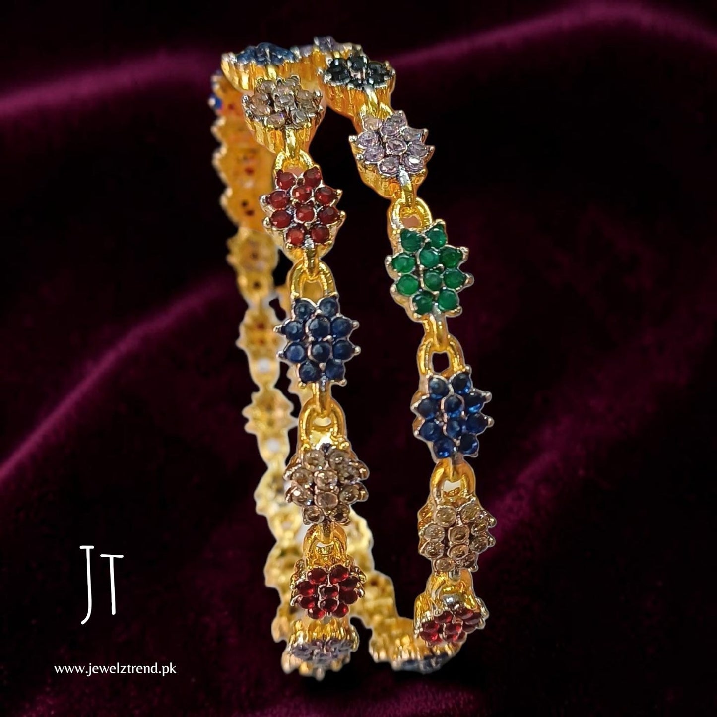 Wafa: Diamond Cut Bangles