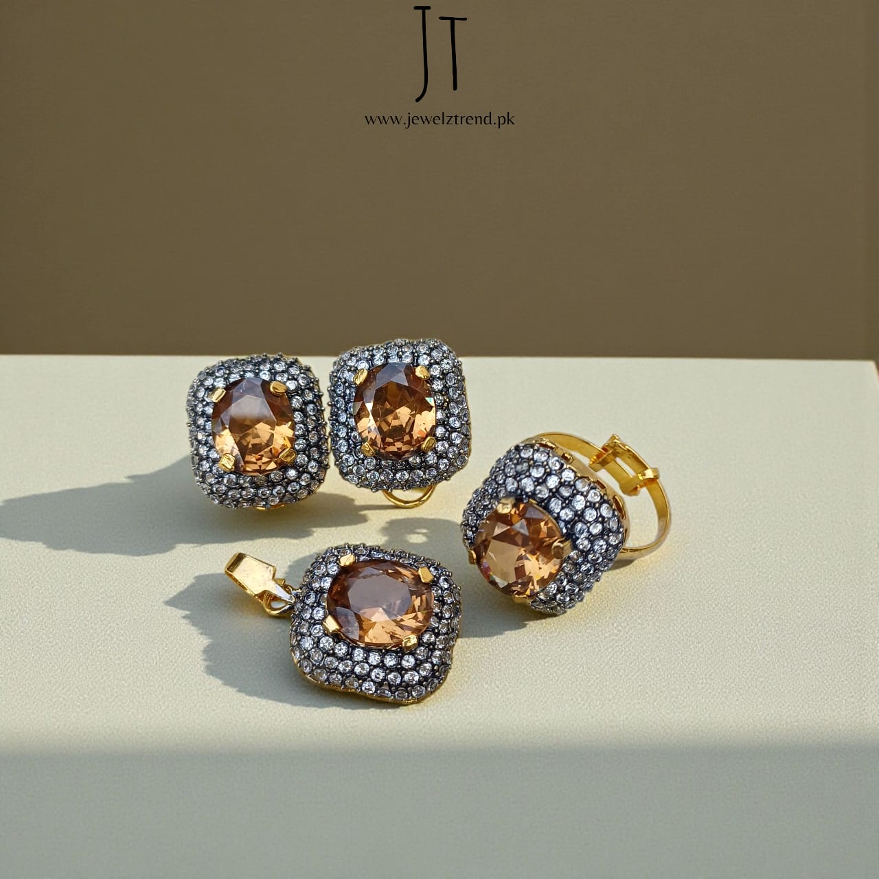 Ethnic Charm Locket Set