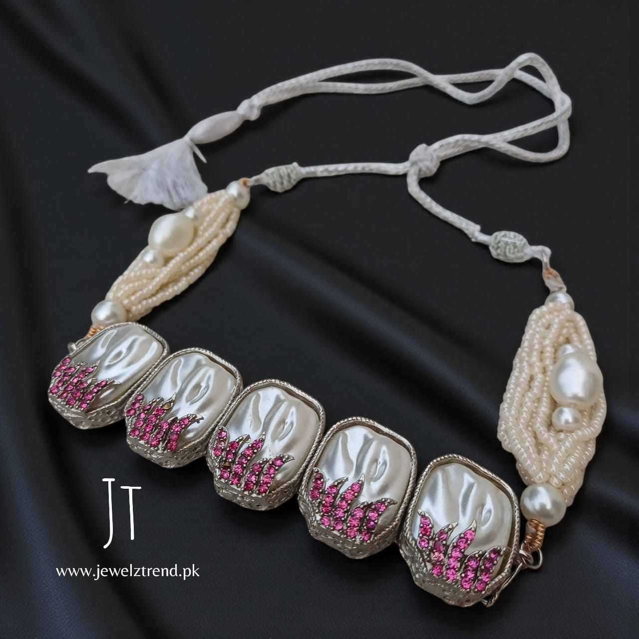 Turkish Choker on silver base