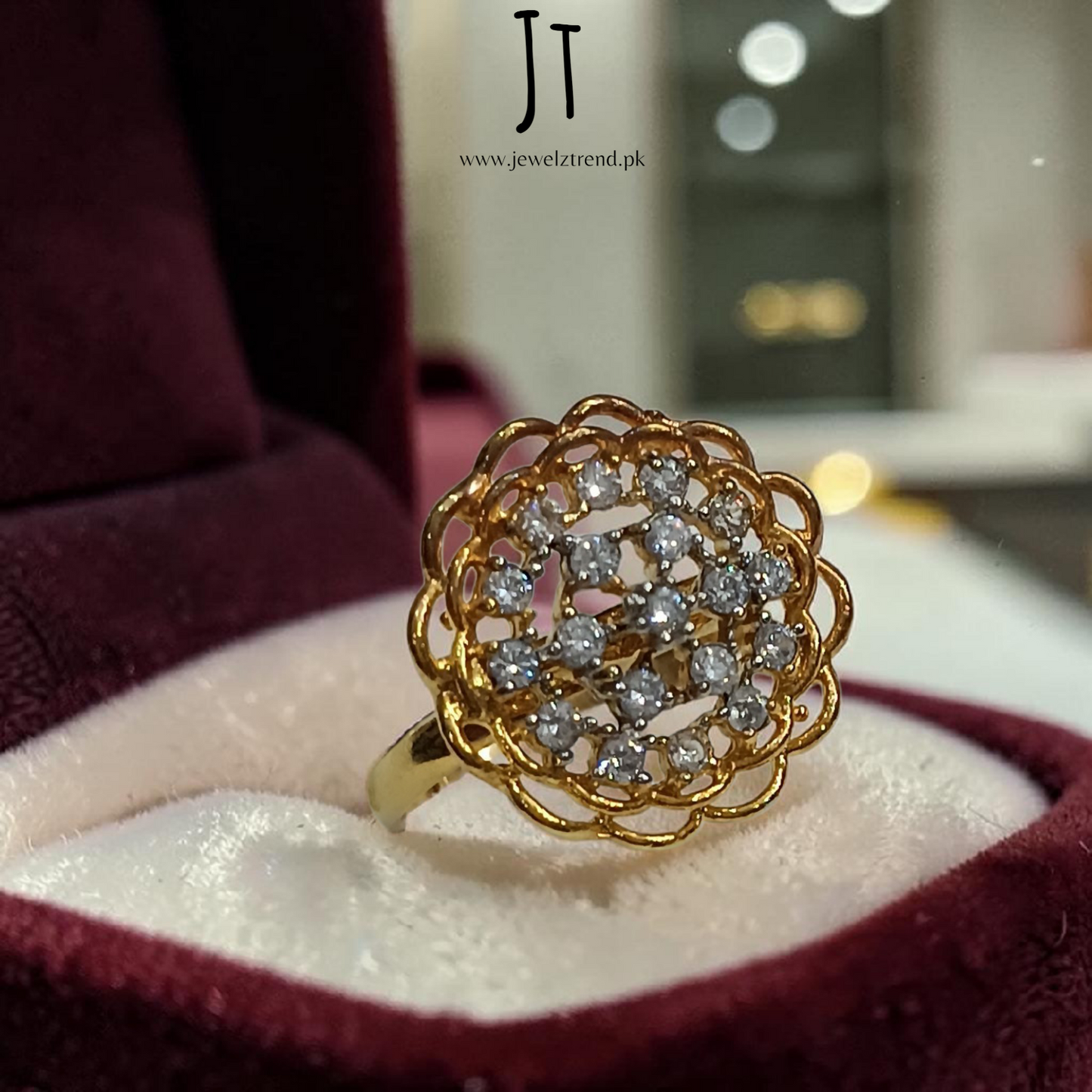 Diamond cut Ring