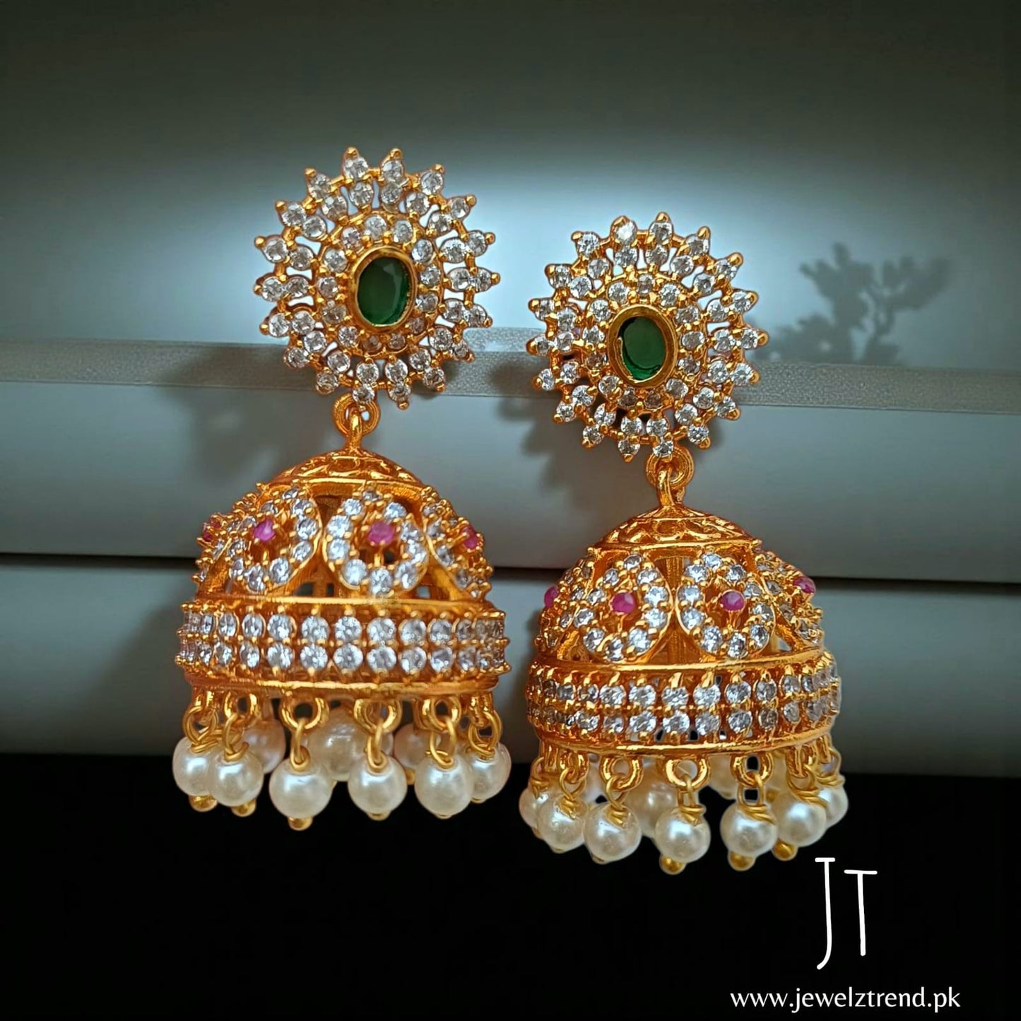 South Indian Choker with Jhumki