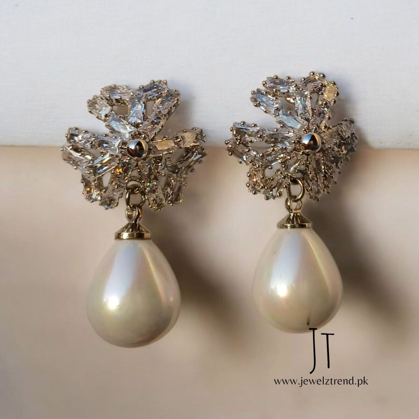 Luxury Silver Gleam: Earrings