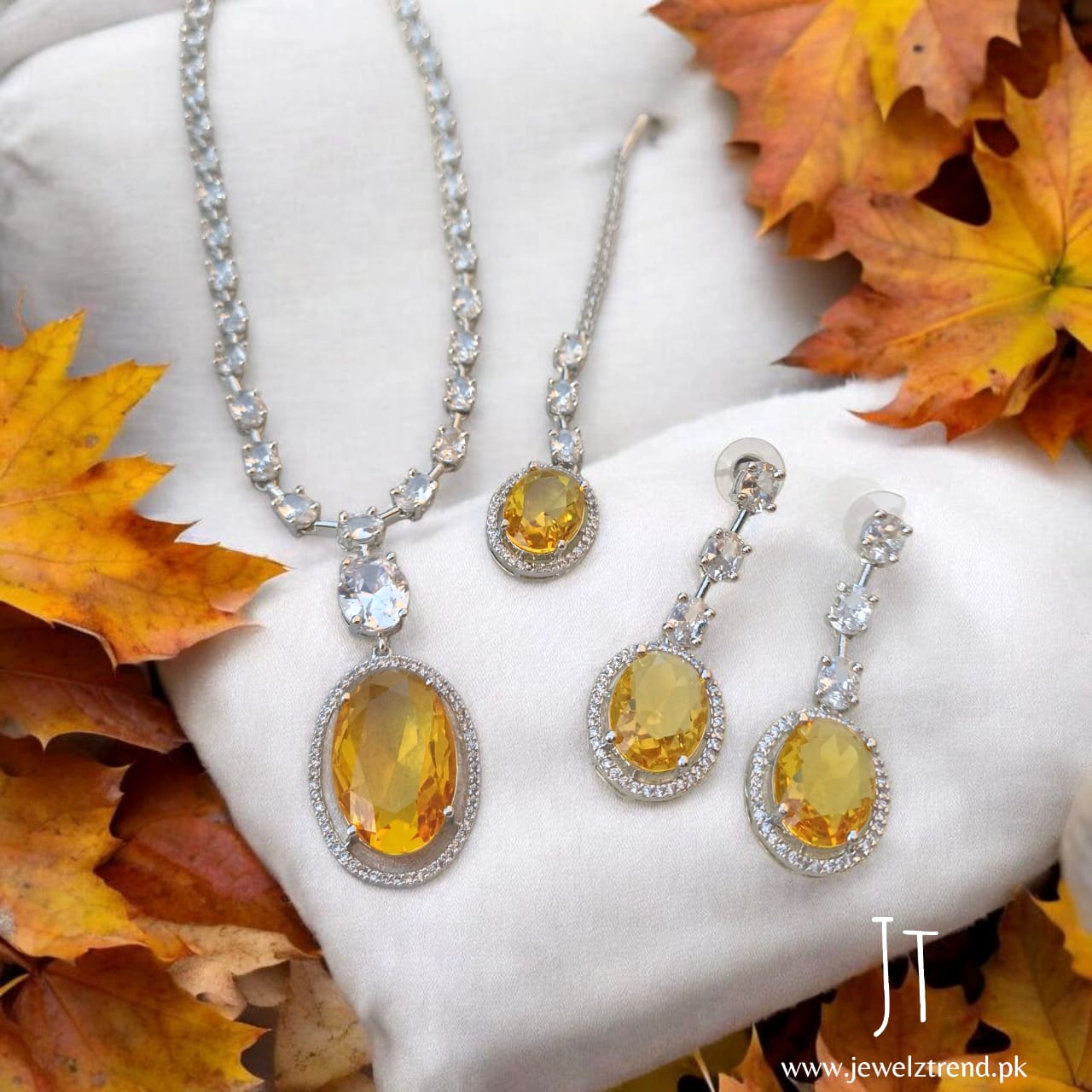 Sunshine Treat: Yellow Doublet Mala Set