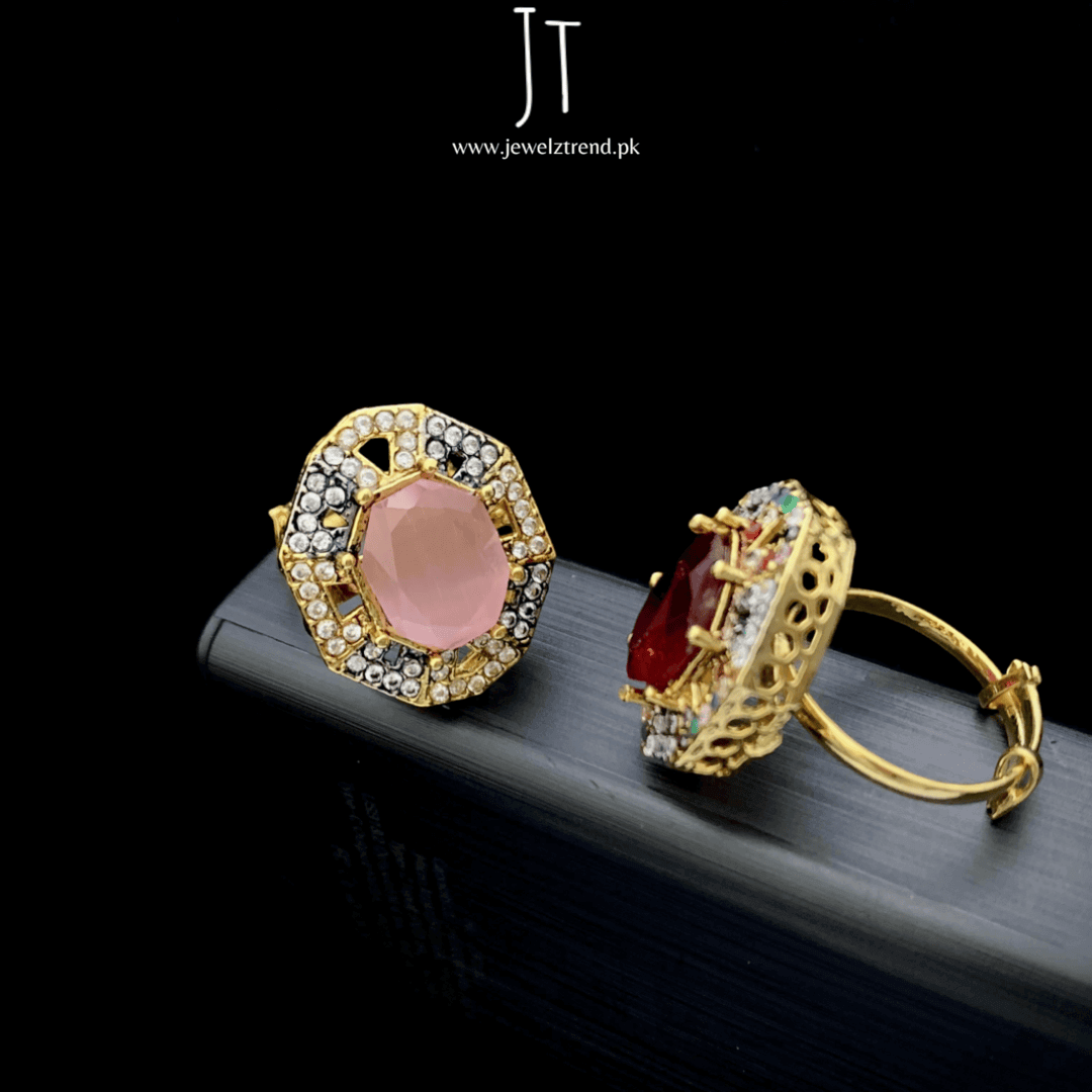 Angular Charm Rings