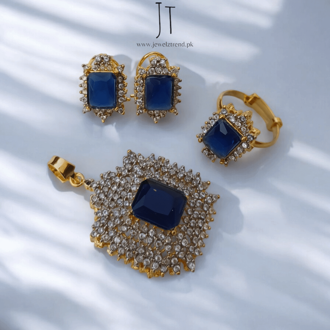 Luminous Grace Zirconia Locket Set