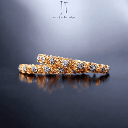 Celestial Charm: Oxidized Shiny Star Bangles