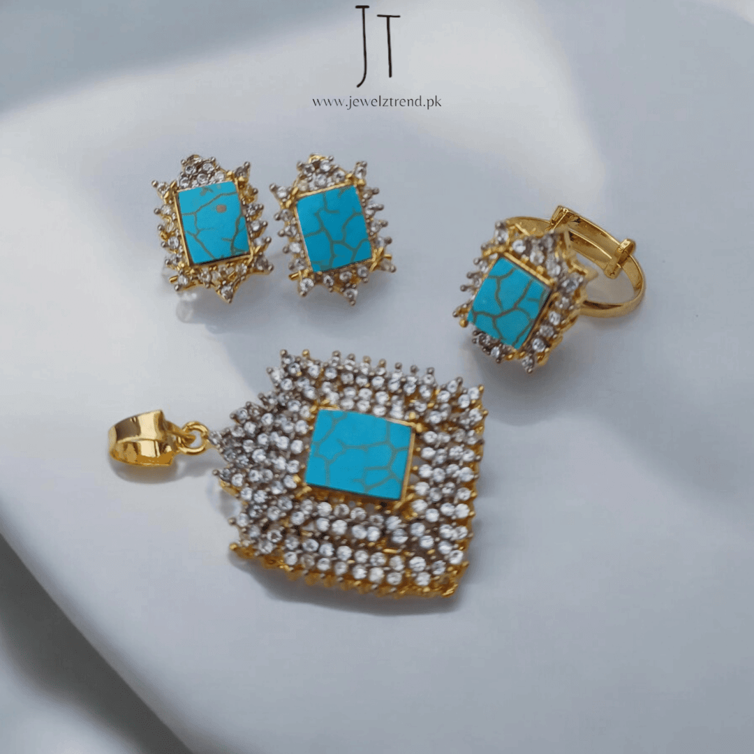 Luminous Grace Zirconia Locket Set