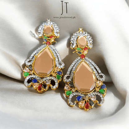 Gleaming Stone Earrings