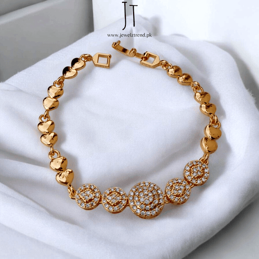 Gold Zirconia Bracelet