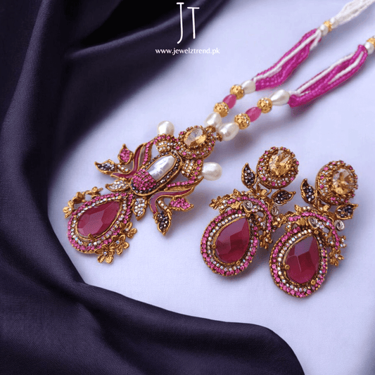 Hot Pink Turkish Mala Set