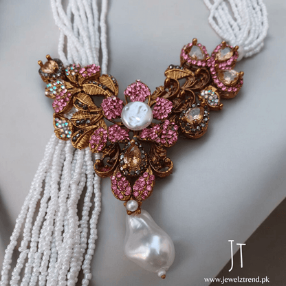 Signature Turkish Long Mala Set (Pink)