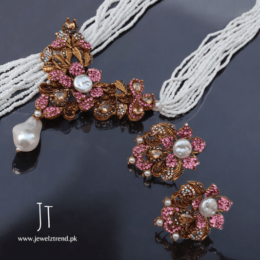 Signature Turkish Long Mala Set (Pink)