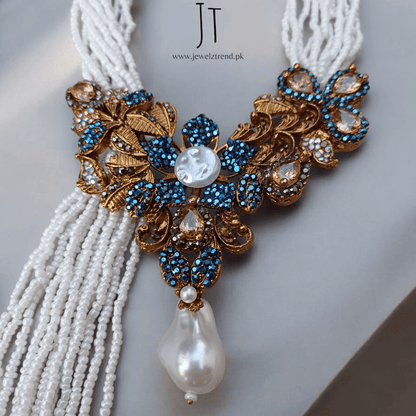 Signature Turkish Long Mala Set (Blue)