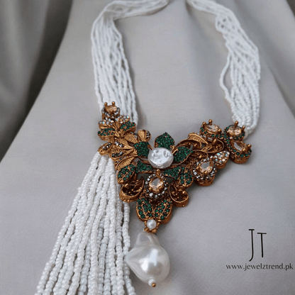 Signature Turkish Long Mala Set (Green)
