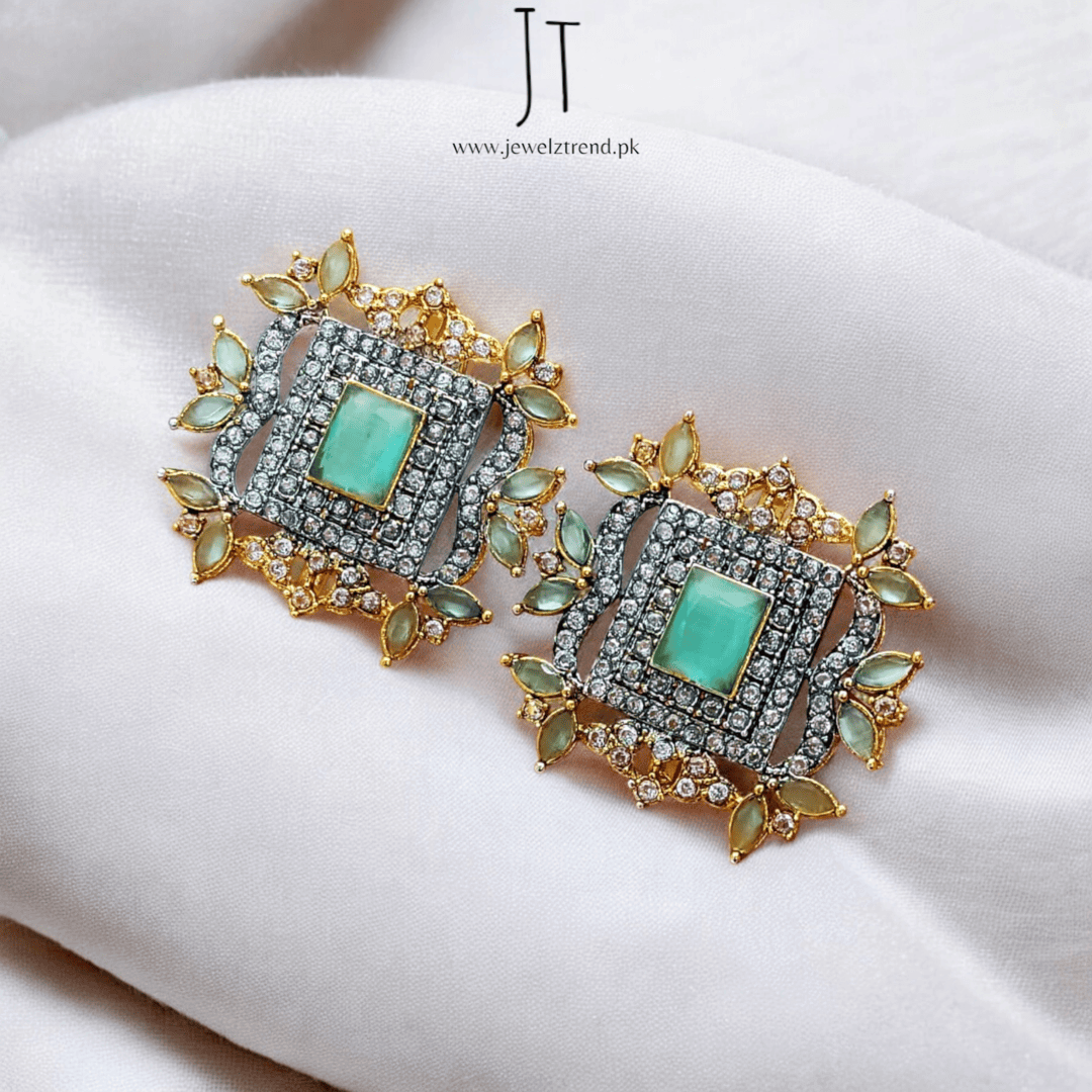 Bold Square Statement Earrings