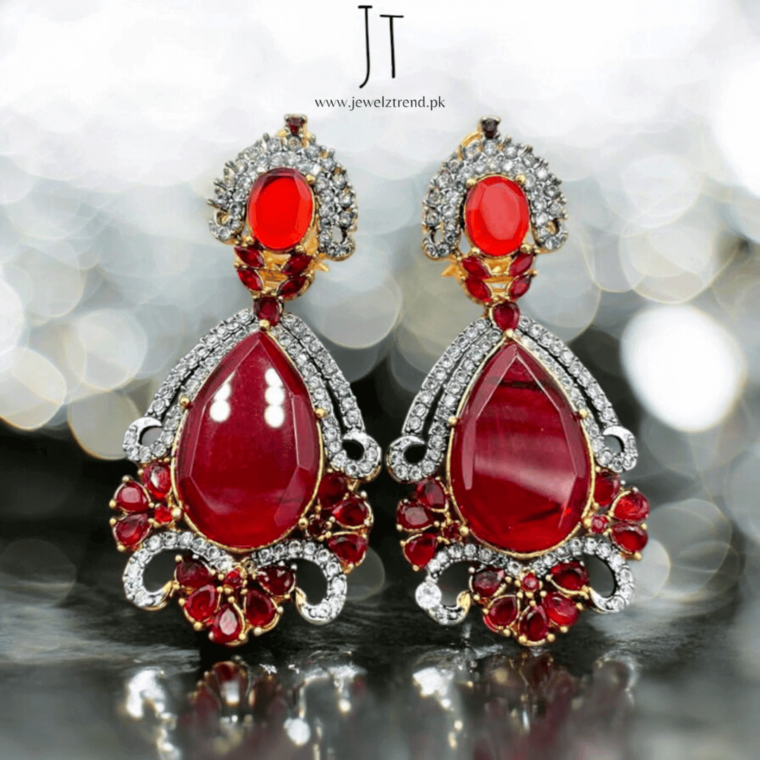 Gleaming Stone Earrings