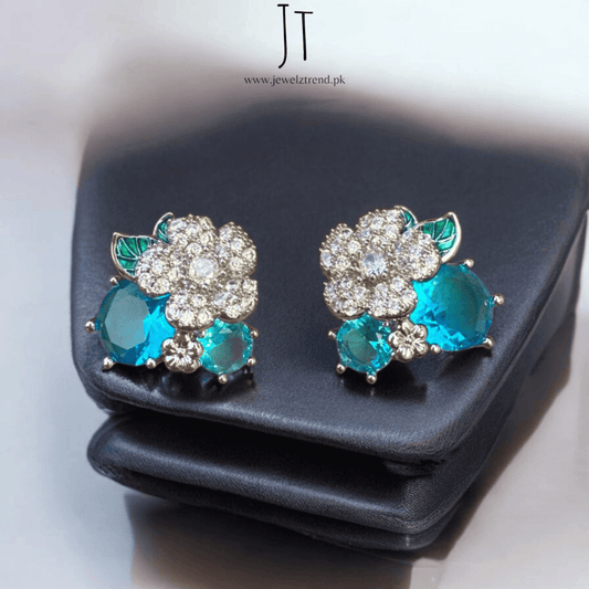 Delicate Bloom: 925 Silver Floral Tops