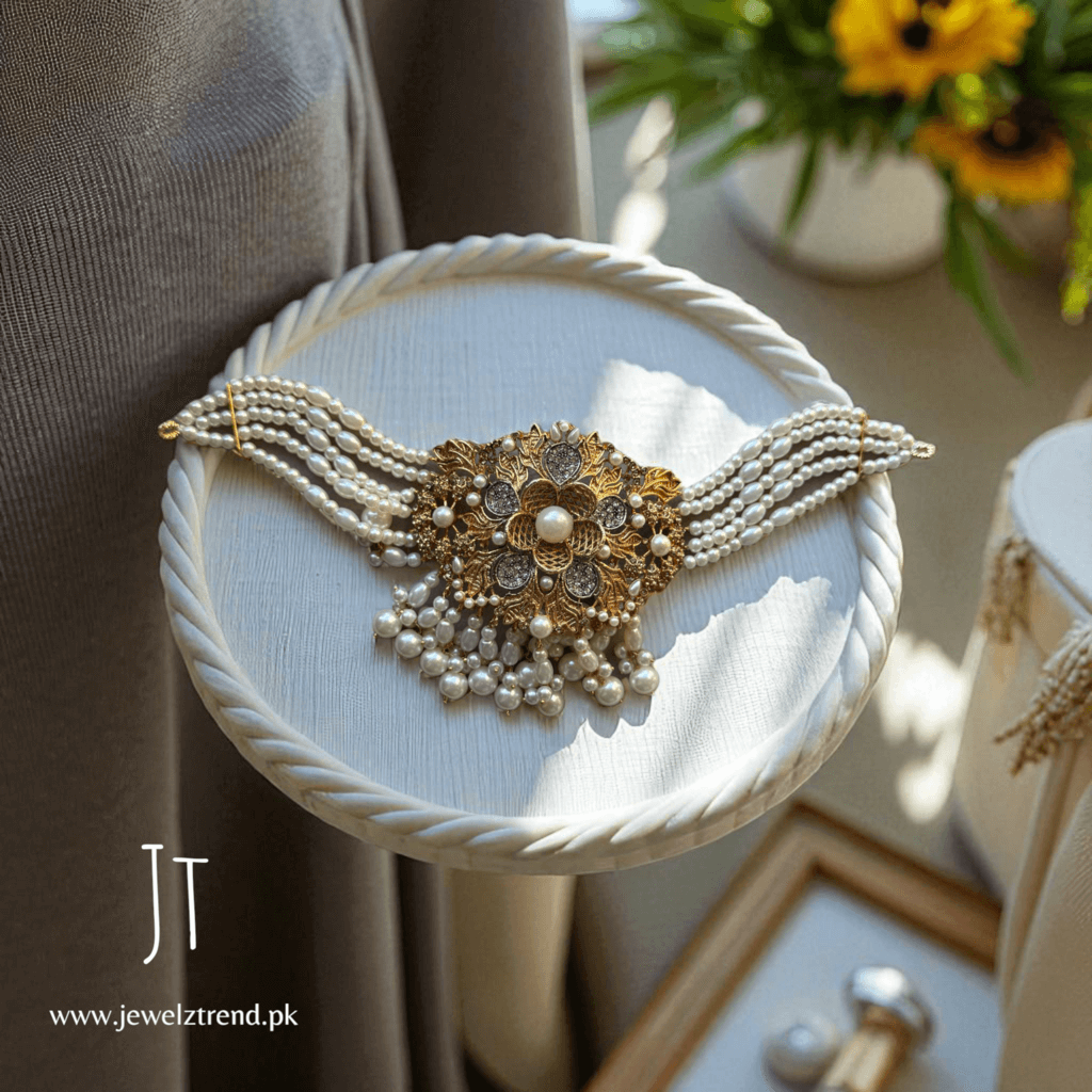 Petal Noor: Choker Set (Pearl)