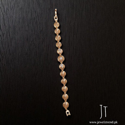 Gold Shine Flower: Daily Wear Bracelet