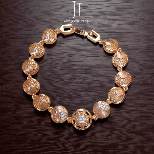 Gold Shine Flower: Daily Wear Bracelet