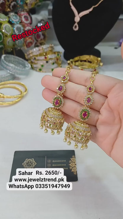 Sahar: South Indian Earrings