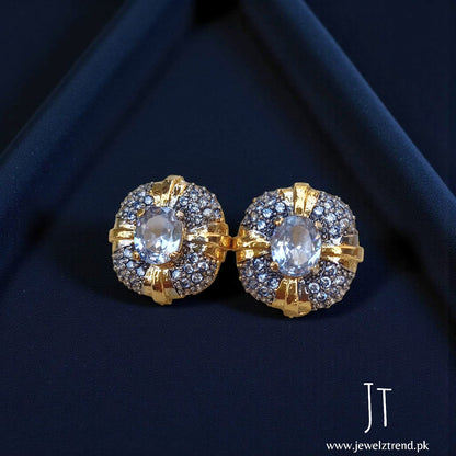 Cuboid Jurao Tops: Gold plated