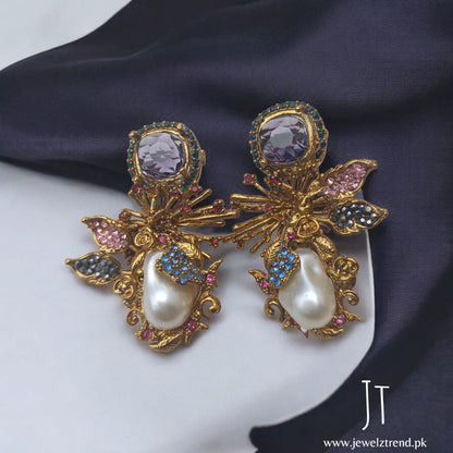 Turkish Heritage Stone Earrings