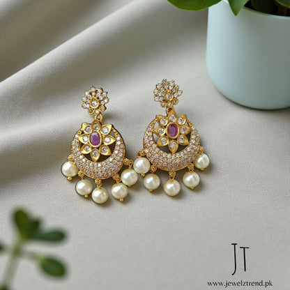 Rang e Bahaar: South Indian Set (Ruby)