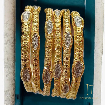 Haseen: Gold Plated Bangles Set