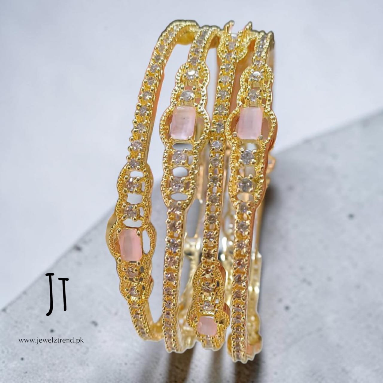 AD Bangles: 1 carat polished