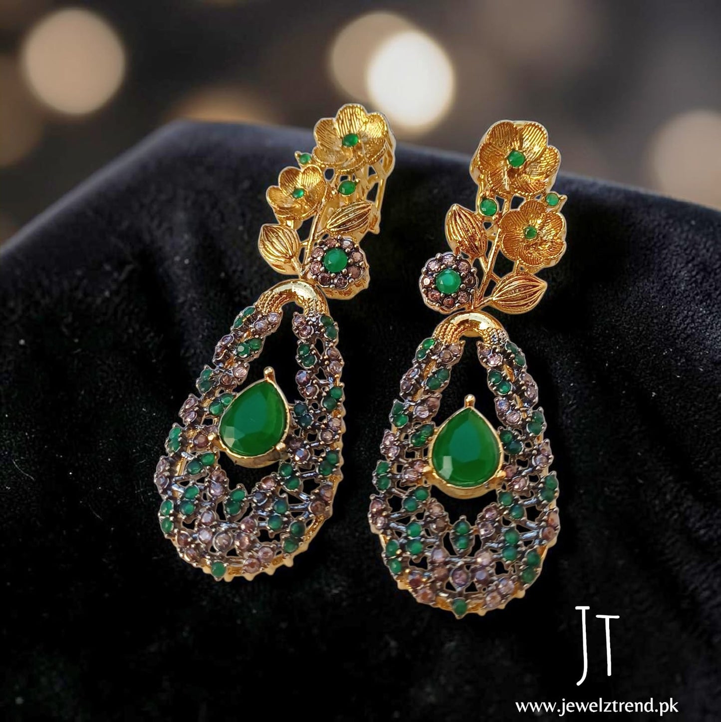 Tulip: RP Based Long Earrings
