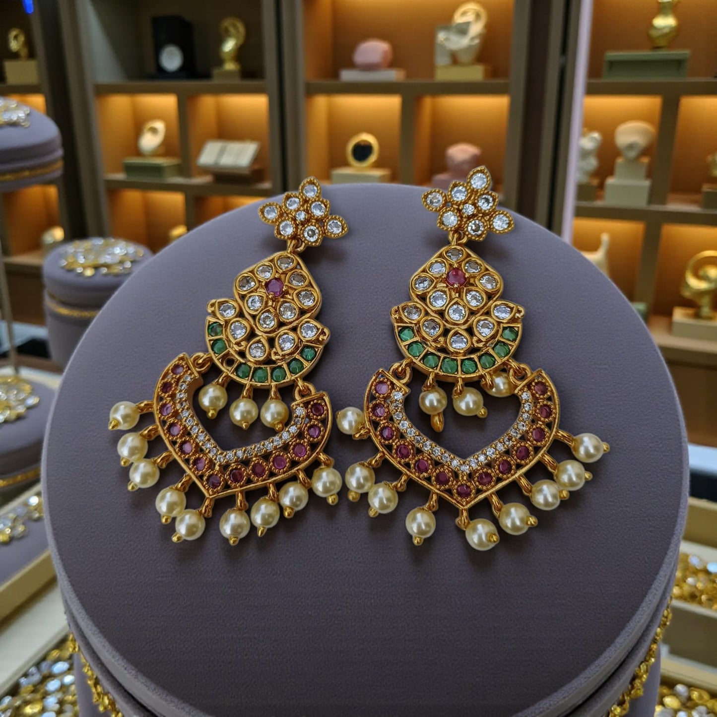 Naseem: South Indian Earrings