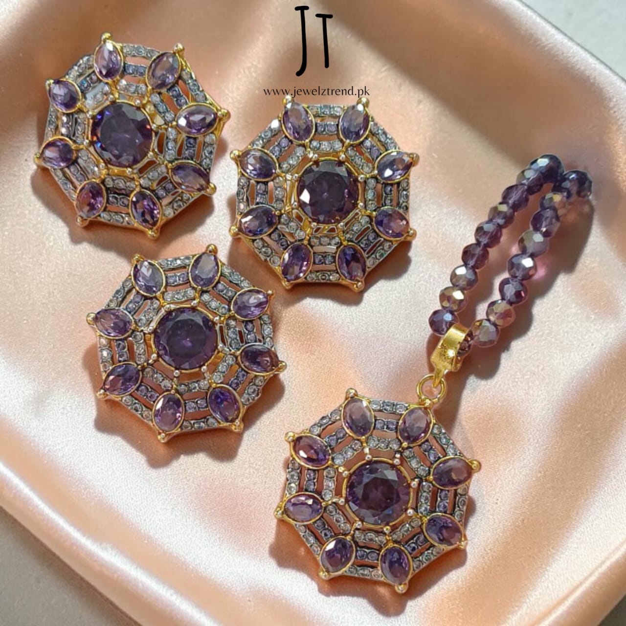 Floral Web: Locket Set