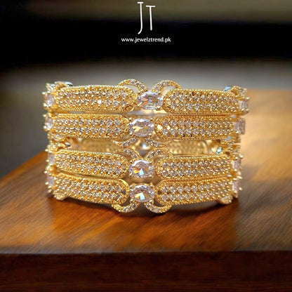 Imperial Gold: AD Premium Bangles